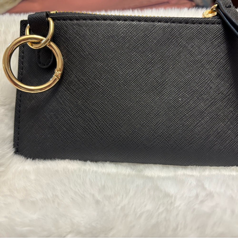 GUESS Black Wallet with Gold Logo - Picture 4 of 5